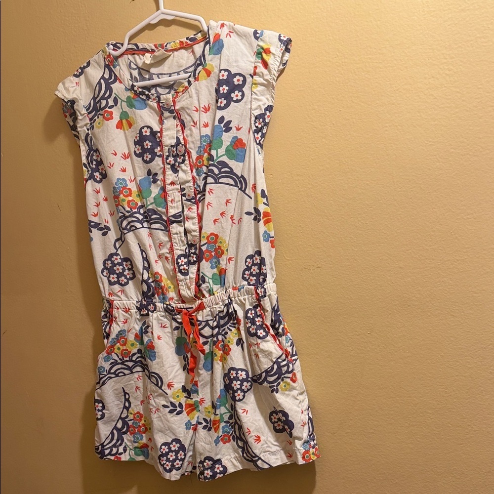 Mini Boden Floral Kids romper  - Multicolor